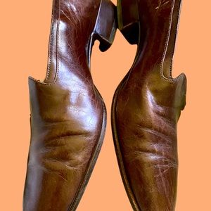 SILVIA FLORENTINA Leather Brown Shoes size 8